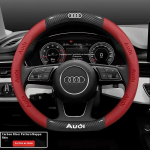 2026 Kuuma Auto Libisemisvastane Hingav Suede Roolikate Audi A3 A4 A5 A6 A7 A8 Q1 Q2 Q3 Q5 Q7 Q8 S3 S4 S5 S6 RS3 RS4 RS5 TT jaoks black