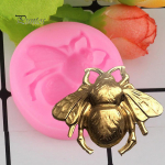 Toiduk&otilde;lblik silikoonist mesilasekoogivorm DIY savist Sugarcraft Fondant k&uuml;psetusvorm