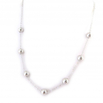Altesse [M7188] - H&otilde;bedast kaelakee 'Billes' - 8 mm h&otilde;be