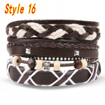 Bohemia k&auml;ev&otilde;rud ja k&auml;ev&otilde;rud Mitmekihilised nahast k&auml;ev&otilde;rud Ehted Vintage etniline kingitus Style 16