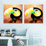 DIY teemanttikandid Animal Bird t&auml;isringi teemantmaali ristpistes 30x30CM