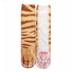 3D Prinditud sokid Unisex Naljakad sokid Mehed Naiste Harajuku Sukad Erinevad stiilid Loomak&auml;pa muster Yellow cat