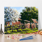 Kunst DIY maalimine numbrite j&auml;rgi Teemantmaal Hobid &Otilde;limaal Digitaalne &otilde;limaal Kodukaunistus Numbrite maalimine 40x50cm no frame