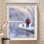 5D Teemantmaali Kraana t&auml;isruudukujuline mosaiikristpistega tikkimine Kodukaunistus K&auml;sitsi valmistatud kingitus Full Round 20X30CM