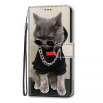 Armas kassimustriline nahast rahakott telefoni&uuml;mbris, klapitav kate iPhone'i Samsung Huawei Honor Xiaomi Redmi jaoks Samsung A10 punane