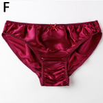 Seksikad naised, naised, satiin, siidised p&uuml;ksikud, alusp&uuml;ksid, pesu, alusp&uuml;ksid, suured p&uuml;ksid M veinipunane v&auml;rv