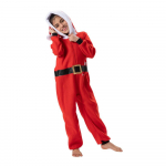 Unisex poiste t&uuml;drukute j&otilde;ululaste kost&uuml;&uuml;m j&otilde;uluvana uusaasta lastele kapuutsiga pidžaamad M punane