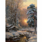 5D Teemantmaal Ristpistes K&auml;sit&ouml;&ouml; Teemantmosaiiktikandid Maastikuloomad Mosaiikmaali Kaunistused Koduks Full Round 20x30CM