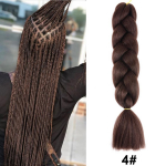 Jumbo Braiding Hair 24 Tolli 100G Patsid Juuksepikendused Pure Ombre Colors K&otilde;rge temperatuuriga s&uuml;nteetilisest kiust pikendused naistele