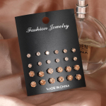 IF ME 24tk/komplekt Korea v&auml;rvilised tsirkoonist k&otilde;rvar&otilde;ngad mood kristallk&otilde;rvar&otilde;ngad, naiste ehted, aksessuaarid 1