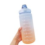 2L veepudel markeri ja k&otilde;rrega Suure mahutavusega veepudel k&auml;epidemega korduvkasutatav lekkekindel sinine