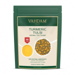 Kurkum ja Tulsi tee (100 g), Kurkum Tulsi taimetee Tisane, VAHDAM