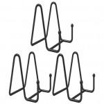 1 komplekti kuvari kronstein &Otilde;&otilde;nes libisemisvastane vastupidav moodne stabiilne ilma raputamiseta alus poe jaoks L must