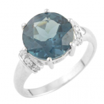 H&otilde;bes&otilde;rmus Londoni sinise topaasiga 4,528 ct (1449745) 18 sinine