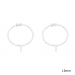 1 tk vasest rippuv plaadistusr&otilde;ngas meisterdamise jaoks kaelakee k&auml;ev&otilde;ru k&otilde;rvar&otilde;nga jaoks ehete valmistamiseks k&auml;sit&ouml;&ouml;tarvikud 02 19mm h&otilde;be