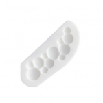 Aksessuaarid Poolringikujuline mullivorm Korduvkasutatav ohutu &scaron;okolaadikoogikaunistuse kaunistamise t&ouml;&ouml;riist