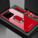 Xiaomi 13 12T Pro karastatud klaasist telefoni&uuml;mbrisele Mi 12S Ultra 12 Lite 12X 11T 13 Pro magnetr&otilde;nga hoidiku aluse kate Crossbody kaela kaelapaela kate For Mi 11i 5G punane