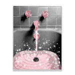 Mood Seksikas naine plakat Print T&uuml;druk Joogibaari L&otilde;uend Maalimine Bling Tualettpaber Pilt Kaasaegne seinakunst Vannitoa sisustus 20x30cm