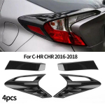 S&uuml;sinikkiust stiilis tagumise tagalaterna tagatule katte trimm Fit Toyota CHR C-HR 2016-2018 jaoks