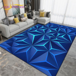 Moodne geomeetriline tr&uuml;kitud ala vaip, suur, elutoa magamistoa vaip, k&ouml;&ouml;gi-vannitoa sissep&auml;&auml;su uksematid, libisemiskindlad p&otilde;randamatid 60x90cm