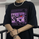 Fashion Anime Figure Unique Hunter X Hunter Kurapika meeste T-s&auml;rk Killua Zoldyck Print Harajuku T-s&auml;rk Unisex l&uuml;hikeste varrukatega anime T-s&auml;rk S