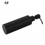 200 ml seinale kinnitatavad pumbad roostevabast terasest losjoonipump koduseks vanniks musta kattega Bostoni &uuml;mmargune seebi dosaator vannitoatarvikud 4