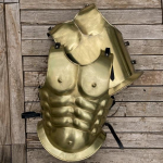 Kreeka Spartan Arena Jurassic Armor keskaegne koopia m&auml;&auml;ratletud lihase ees ja taga Rooma