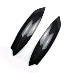 Paar esituled Kulmud Silmalaugud Kroomitud trimmikate Volkswagenile VW GOLF 5 MK5 GTI R 2005 2006 2007 autole Carbon Look gray