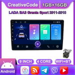 GPS-navigatsioonis&uuml;steem LADA Granta Sport 2011-2018 2 Din Android WiFi-auto multimeediumipleier Automaatne stereo FM raadiopeaseade 2+32GB 1+16GB