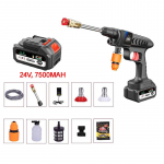 24/48V 7500/15000mAh juhtmevaba k&otilde;rgsurvepesuri pesuri p&uuml;stol Liitiumaku kaasaskantav pihustuspuhastusvahend autopesu 24V EU Plug