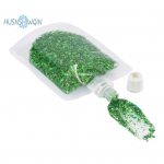 40 ml/kott Multifunktsionaalne silmade s&auml;raga juustele n&auml;o huulekeha kunst s&auml;delevad litrid Glitter vedelad lauv&auml;rvid lavale peomeigitarvikud roheline