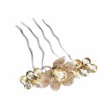 Libisemiskindlad lainehambad peen juuksekamm naiste kivist lillekaunistused pulmade juuksepulgad juuste aksessuaarid