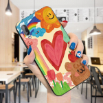 Lastele m&otilde;eldud akvarell Doodle telefoni&uuml;mbris T&uuml;drukutele poistele disainitud korpus Samsung A01