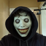 Uusim Halloweeni maskeeringu &otilde;udusmask Cosplay lateks valge silmadega deemoni mask Style-A
