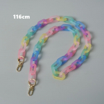 Uus telefoniketi tarvik Eemaldatavad osad Neoon Candy Matt Crossbody Vaik Armas rihm telefoni&uuml;mbris Ketid Akr&uuml;&uuml;l &Otilde;lakett Rippkett 120CM mitmev&auml;rviline