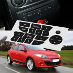 Musta nupu kleebis Autokleebised Raadio Vastupidav uus Praktiline