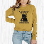 Naiste s&uuml;gistopsid lahtised Cat Angry Kitten Print Kausaalne pikkade varrukatega T-s&auml;rk top pluus XS sinine