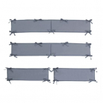 4 tk/komplekti v&otilde;revoodi katted kaitsevad teie beebi v&otilde;revoodi kokkup&otilde;rgete v&auml;ltimiseks &Uuml;hev&auml;rvilised k&otilde;rgendatud v&otilde;revoodi katted hall