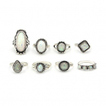 Chic Midi Rings nikerdatud tarvik Smooth