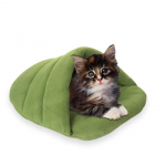 Lemmikloomade pesa magamiskott koopavoodi soe pehme pl&uuml;&uuml;smatt kutsikas koer kass maja pestav XS roheline