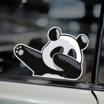 J480# jumalik multifilmi Panda kleebis auto vin&uuml;&uuml;lkleebise veekindlal kaunistusauto kleebistel 13x9cm-Left