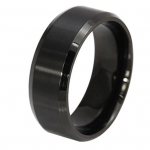 Punk Ring lahe, mugav kanda Lihtne loominguline titaanterasest lai US 8 must