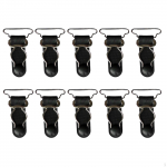 K&auml;sitsi valmistatud reguleeritavad naiste sukapaelad, k&otilde;rged sukad, rihmaklambrid, must, 26 mm