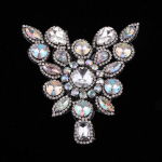 Rhinestone'i aplikatsioon pulmade pruutkleidi kaunistamiseks