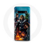 Coque pour Samsung Galaxy S10 Avengers film de super h&eacute;ros