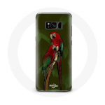 &Uuml;mbris Samsung Galaxy S8 Plus Pionus Parrot Red jaoks