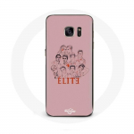 &Uuml;mbris Samsung Galaxy S6 Elite 5. hooaja plakatitegelaste Fanart logo jaoks