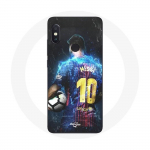 Kahe kaameraga Xiaomi Redmi Note 5 AI &uuml;mbris Lionel Messi Barcelona jalgpalliklubi FCB jaoks