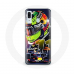 Coque pour Samsung Galaxy A20e Formule 1 Sergio P&eacute;rez Pilote automobile F1
