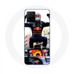 Coque pour Vivo Y21s 2021 / Y21 2021 Formule 1 Max Verstappen Pilote automobile F1 noir rouge et jaune